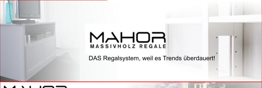 DAS Regalsystem, weil es Trends überdauert!