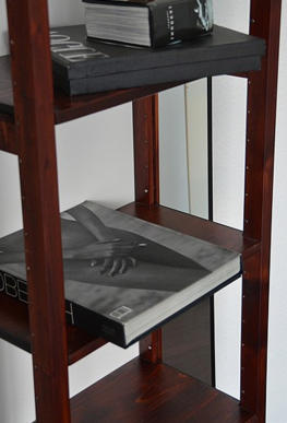 MAHOR Massivholzregal farbig gebeizt